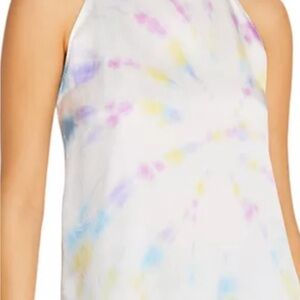 Generation Love Colorful Tie-Dye Halter Tank Top size Large